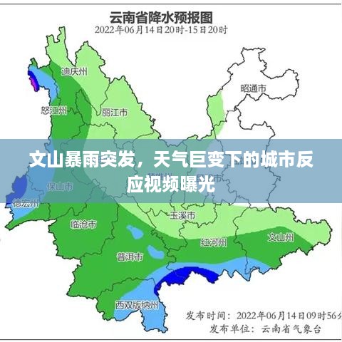 文山暴雨突发，天气巨变下的城市反应视频曝光