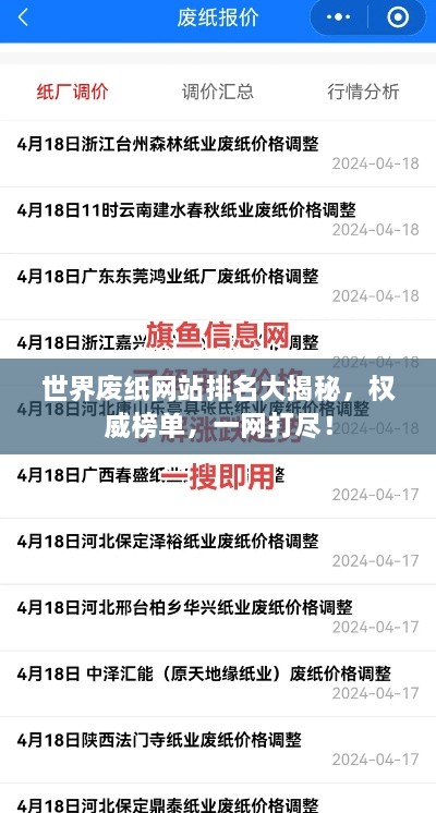 世界废纸网站排名大揭秘，权威榜单，一网打尽！